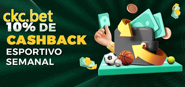 10% de bônus de cashback na ckc.bet