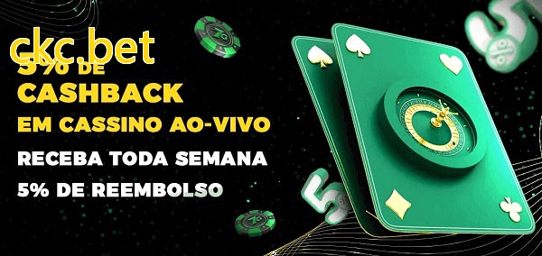 Promoções do cassino ao Vivo ckc.bet